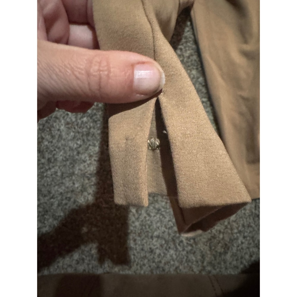 Express Columnist Ankle Pants Womens Medium Camel Tan High Rise Slim Trousers - Picture 5 of 5